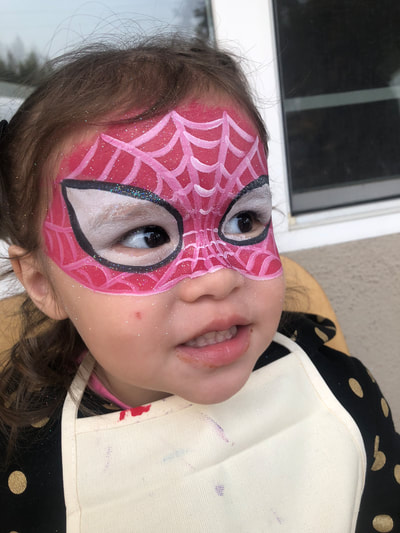 Spider Man by Face Painter